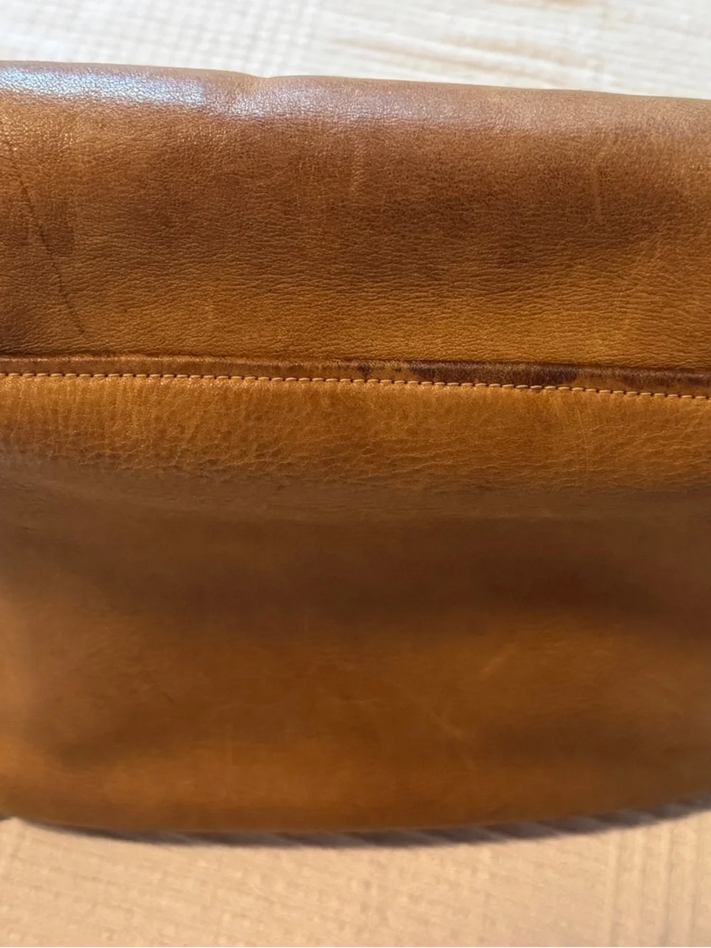 Vintage Coach Pre Creed NYC Tan Brown Leather Courier Messenger Bag 1970s - Picture 4 of 14